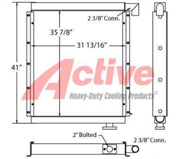 Hitachi EX400 Engine Oil Cooler