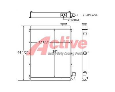 Hitachi EX400 Engine Oil Cooler