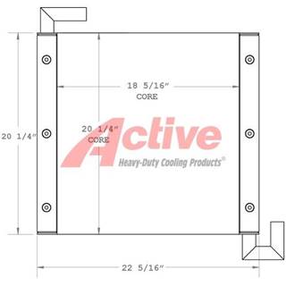 Hitachi EX60-5 Engine Oil Cooler