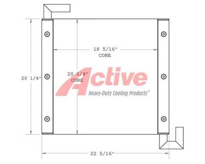 Hitachi EX60-5 Engine Oil Cooler