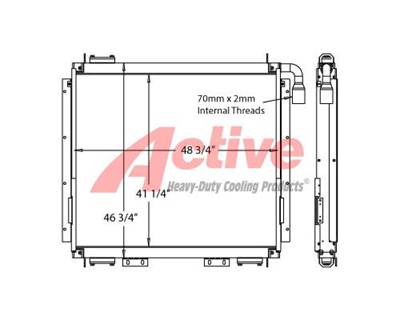 Hitachi EX800H-5 Engine Oil Cooler