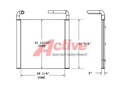 Hitachi Engine Oil Cooler for a Hitachi EXCAVATOR