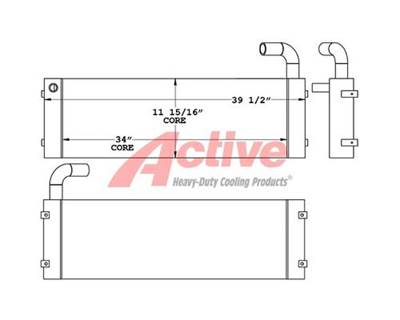 Hitachi Zaxis 135 Engine Oil Cooler
