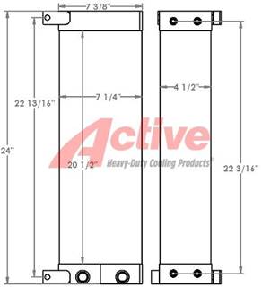 Hyster H80FT Engine Oil Cooler