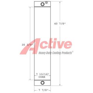 Hyster RS46-41LS Engine Oil Cooler for a Hyster RS46-41LS Reach Stacker Lift
