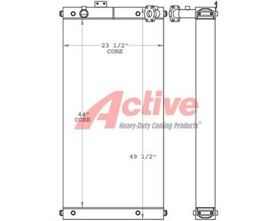 Hyundai 320LC-7A Engine Oil Cooler
