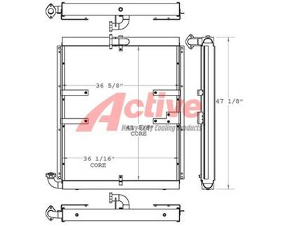 Hyundai Engine Oil Cooler for a Hyundai 450LC-3