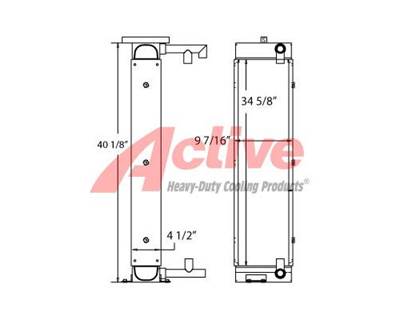 Hyundai HL730-7A Engine Oil Cooler