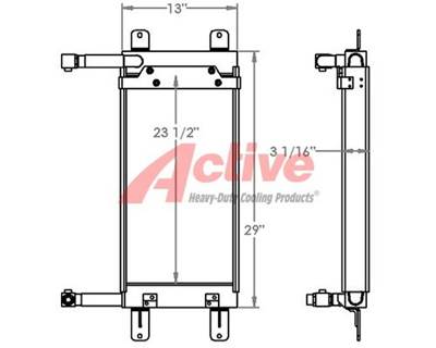 Hyundai HL740-7A Engine Oil Cooler