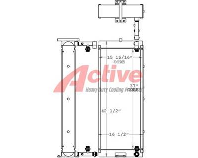 Hyundai HL757 Engine Oil Cooler