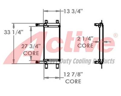 Hyundai HL757-7A Engine Oil Cooler