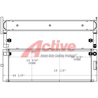 Hyundai HL760-7 Engine Oil Cooler