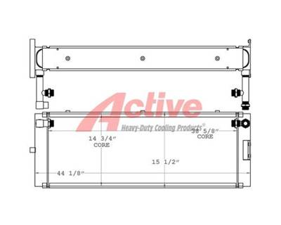 Hyundai HL760-7 Engine Oil Cooler