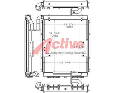 Hyundai R210 Engine Oil Cooler
