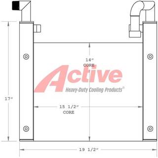 IHI 40JX Engine Oil Cooler for a Ihi 40JX Mini Excavator