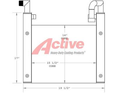 IHI 40JX Engine Oil Cooler for a Ihi 40JX Mini Excavator