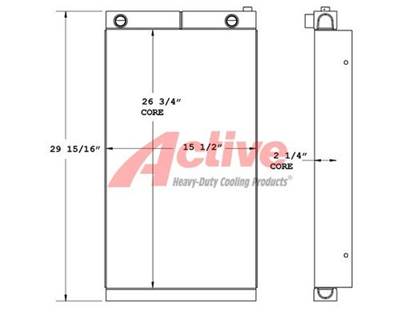 Ingersoll-Rand 185 Engine Oil Cooler for a Ingersoll Rand 185
