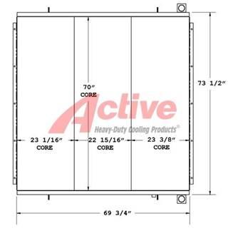 Ingersoll-Rand Engine Oil Cooler for a Ingersoll Rand
