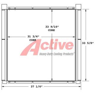Ingersoll-Rand Engine Oil Cooler for a Ingersoll Rand
