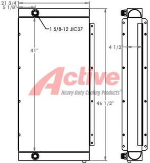 Ingersoll-Rand Engine Oil Cooler for a Ingersoll Rand