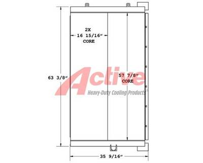 Ingersoll-Rand Engine Oil Cooler for a Ingersoll Rand HP1000A