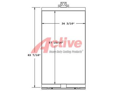 Ingersoll-Rand Engine Oil Cooler for a Ingersoll Rand Chilled Air Compressor