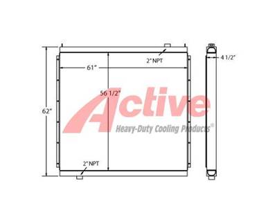Ingersoll-Rand Engine Oil Cooler for a Ingersoll Rand