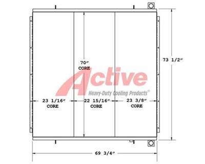 Ingersoll-Rand Engine Oil Cooler for a Ingersoll Rand