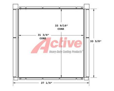 Ingersoll-Rand Engine Oil Cooler for a Ingersoll Rand