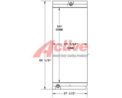 Ingersoll-Rand Engine Oil Cooler for a Ingersoll Rand DML45