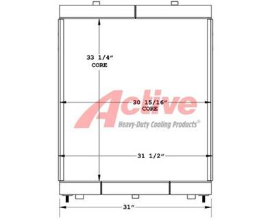 Ingersoll-Rand Engine Oil Cooler for a Ingersoll Rand