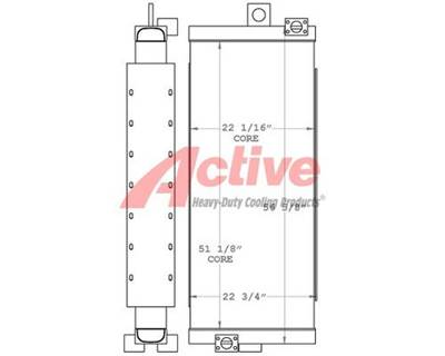 Ingersoll-Rand Engine Oil Cooler for a Ingersoll Rand