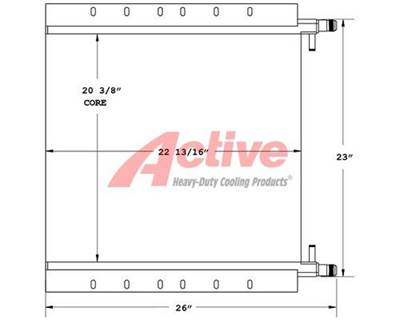 Ingersoll-Rand Engine Oil Cooler