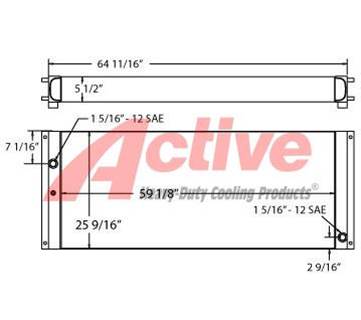 Ingersoll-Rand DM30 Engine Oil Cooler