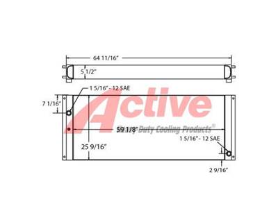 Ingersoll-Rand DM30 Engine Oil Cooler for a Ingersoll Rand DM30 Drill