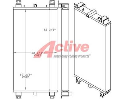Ingersoll-Rand DM45 Engine Oil Cooler for a Ingersoll Rand DM45