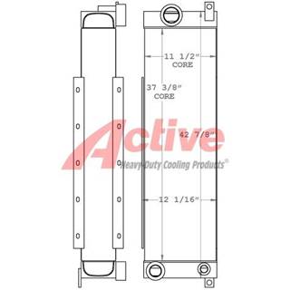 Ingersoll-Rand N55OF Engine Oil Cooler for a Ingersoll Rand N55OF