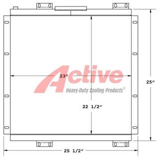 Ingersoll-Rand P100 Engine Oil Cooler for a Ingersoll Rand P100