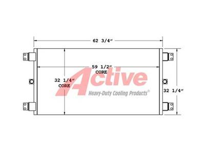 Ingersoll-Rand T4 Engine Oil Cooler for a Ingersoll Rand T4 Drill