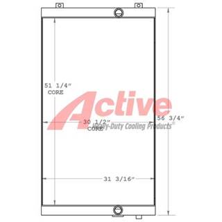 Ingersoll-Rand VHP825WCU Engine Oil Cooler for a Ingersoll Rand VHP825WCU