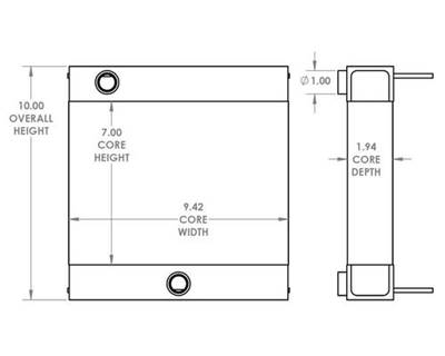 Engine Oil Cooler for a International