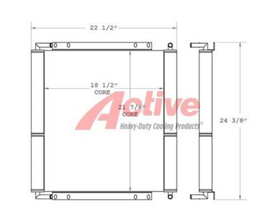JCB 214S Engine Oil Cooler