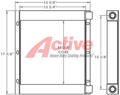 JCB 406 Engine Oil Cooler