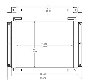 JCB Engine Oil Cooler