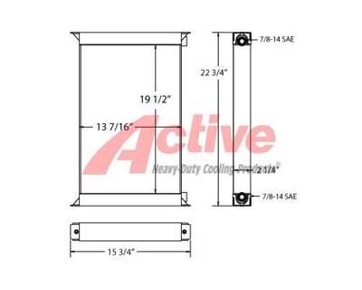 JCB 535 LOAD ALL Engine Oil Cooler