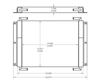 JCB Engine Oil Cooler