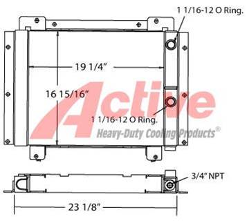 JLG 1200SJP Engine Oil Cooler for a JLG 1200 SJP