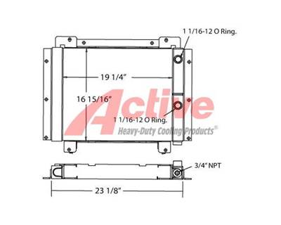 JLG 1200SJP Engine Oil Cooler for a JLG 1200 SJP