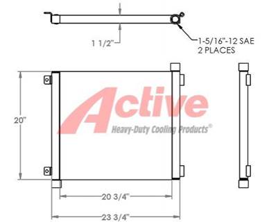 JLG 6036 Engine Oil Cooler