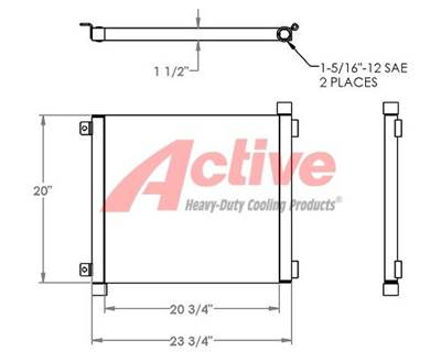 JLG 6036 Engine Oil Cooler